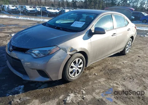 2014 Toyota Corolla Eco из США, поврежденный, VIN 2T1BPRHE4EC139733